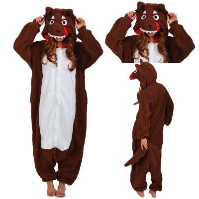 Brown Wolf Kigurumi Onesie Animal Adult Pajama Costume