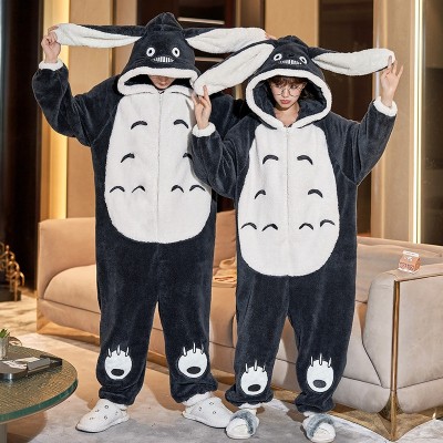 Cute Totoro Onesie Kigurumi Matching Pajamas For Couples Christmas Costumes