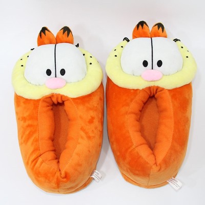 Lovely Cartoon Garfield Plush Stuffed Slippers Shoes