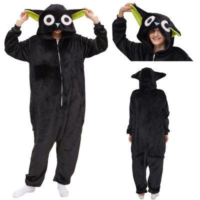 LuoXiaoHei  Kigurumi Onesie Black Cat Pajamas Lover Cosplay Costume