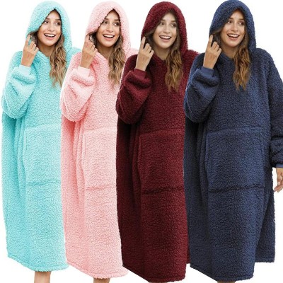 Hoodie Oversized Blanket For Adults Couples TV Blanket Sweatshirt