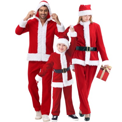 Matching Family Adults & Kids Santa Claus Dress Up Costume Christmas & Halloween Outfit