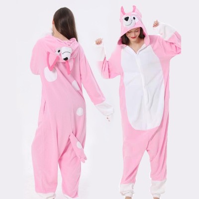 Pink Bluey Onesie Kigurumi For Halloween Adults Cartoon Costumes