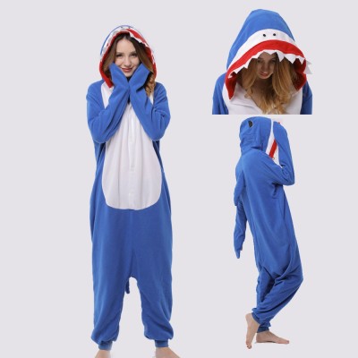 Adult Shark Onesie Kigurumi Pajamas Cartoon Animal Costume