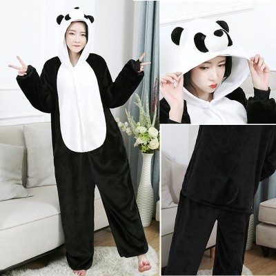 Cartoon 3D Panda Kigurumi Onesie Pajama Animal Costume For Adult