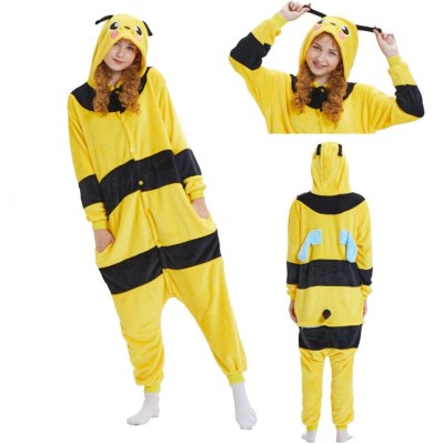 Lovely Honeybee Onesie Kigurumi Pajama For Adult