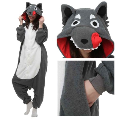 Wolf Animal Onesies Pajamas