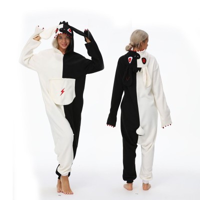 New Arrival Red Monokuma Onesie Kigurumi Pajama Costume For Adult