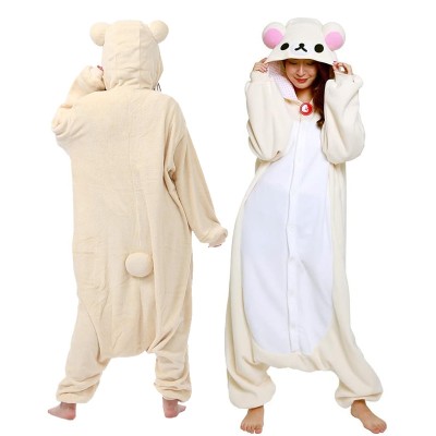 Little Rilakkuma Onesies Kigurumi Adult Anime Halloween Cosplay Costume 