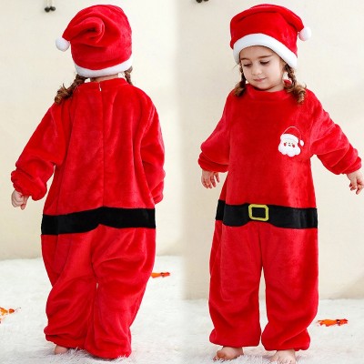 Santa Baby Onesie Romper For Infants and Toddlers Christmas Halloween 