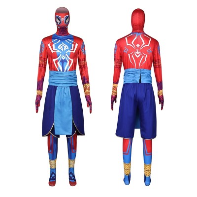 Spider-Man India Pavitr Prabhakar Jumpsuit Set For Adults Hallween Cosplay Costume
