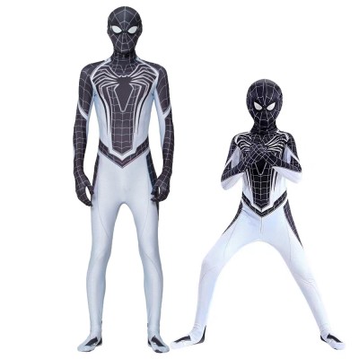 Spiderman Negative Space Jumpsuit Matching Family For Halloween Costumes