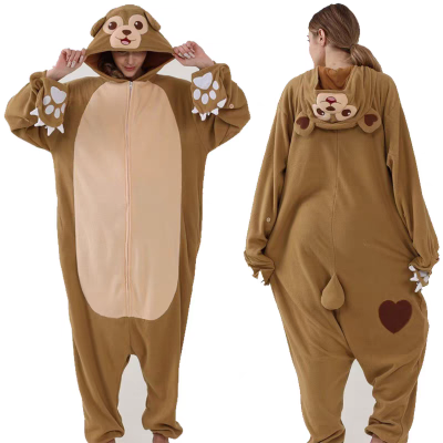 Bear Duffy Onesie Pajama Kigurumi Halloween Cosplay Costume For Adults