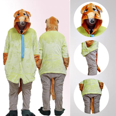 Zootopia Fox Nick Onesie Pajama Funny Cartoon Animal Kigurumi 