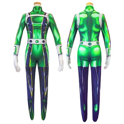 My Hero Academia Tsuyu Asui Jumpsuit For Adult Halloween Costume