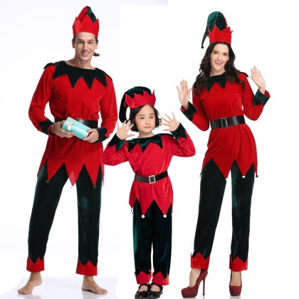 Christmas Costume Circus Clown Matching Family Halloween & Christmas Costumes