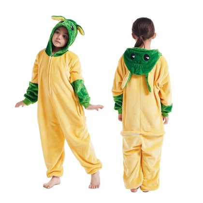  Kids Yoda Baby Onesie Pajamas Halloween Kigurumi Costume 