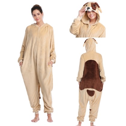 Pekingese Kigurumi Onesie Animal Pajama Costumes For Adult