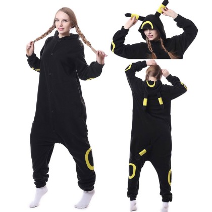 Pokemon Yellow Monster Onesie Pajama Adults Animal Costumes