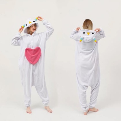 Yeti Elf Onesie Party Cosplay Pajama For Adults Halloween Christmas Costume