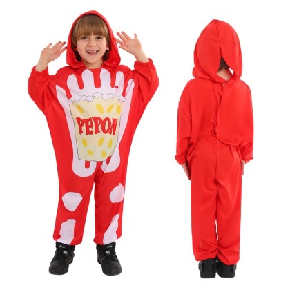 Kids French Fries Onesie Halloween Perfomance Cosplay Costumes