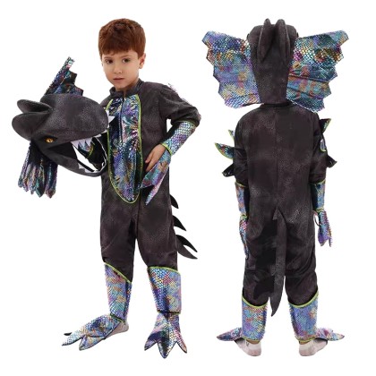 The Ancient Sauropterygian Onesie Kigurumi Halloween Party Cosplay Costumes For Kids