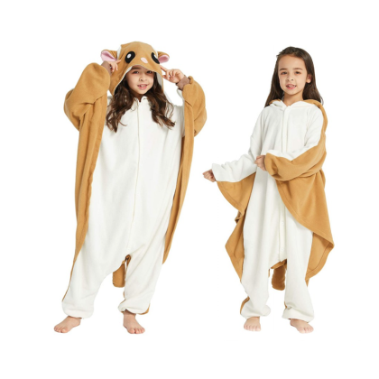  Flying Squirrel Onesies Pajamas Kigurumi For Kids Halloween Costumes