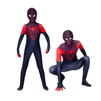  Miles Morales Spider-Man Jumpsuit For Matching Family Halloween Costume