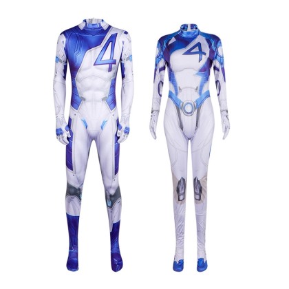 Marvel Rivals Mr. Fantastic & Invisible Woman Couple's Bodysuit For Halloween Costumes