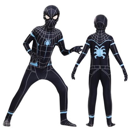  Spider-Man Into the Spider-Verse Bodysuit For Kids Halloween Cosplay Costumes