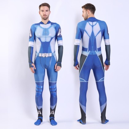The Boys A-Train 3D Cosplay Jumpsuit For Matching Family Halloween Costumes