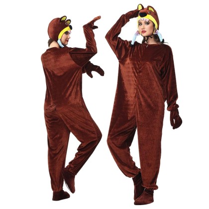 Bear-Zerker Onesies Kigurumi For Adults Halloween Costumes