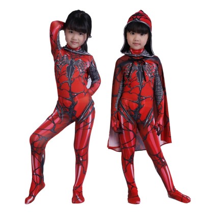 Anti-Venom Red Heroic Bodysuit For Halloween Kids Costumes