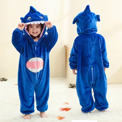 Baby Great White Shark Onesie Kigurumi Infant Romper Pajamas