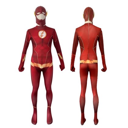The Flash S4 Barry Allen Bodysuit For Adult Halloween Cosplay Costume