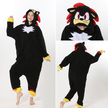 Black Hedgehog Onesie