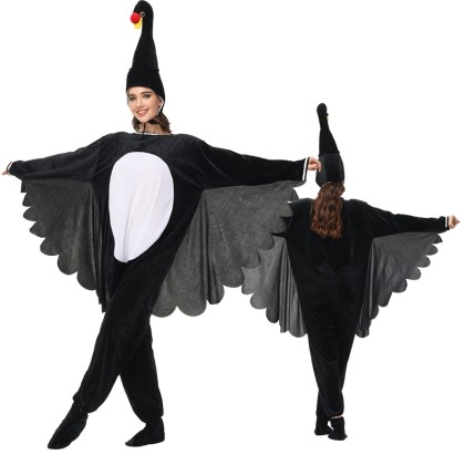 Black Swan Onesie Onesies Kigurumi For Adults Halloween Animal Costumes