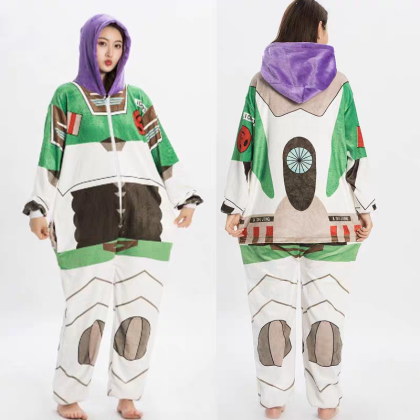 Buzz Lightyear Onesie Kigurumi For Adults Halloween Cartoon Costumes