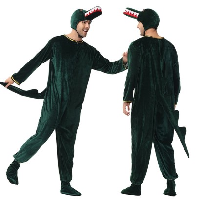 Crocodile Onesies Kigurumi For Halloween Adults Male Costumes