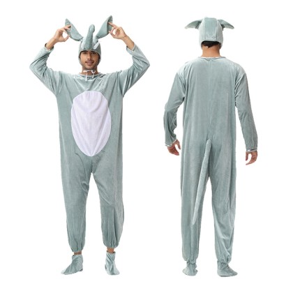 Elephant Onesies Kigurumi For Halloween Adults Unisex Costumes