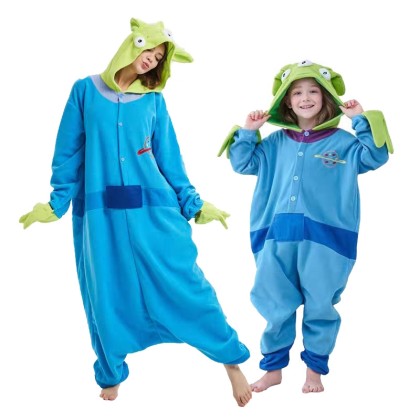 Toy Story Alien Onesie Kigurumi Pajamas For Matching Family Halloween Costumes