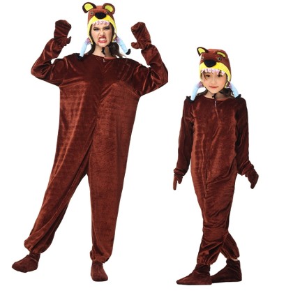 Bear-Zerker Onesies Kigurumi For Family Matching Halloween Costumes