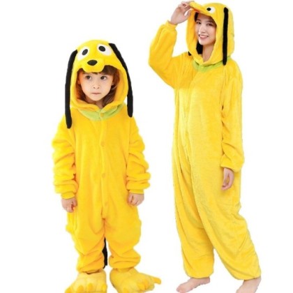 Goofy Dog Onesies Kigurumi For Matching Family Halloween Adults& Kids Costumes