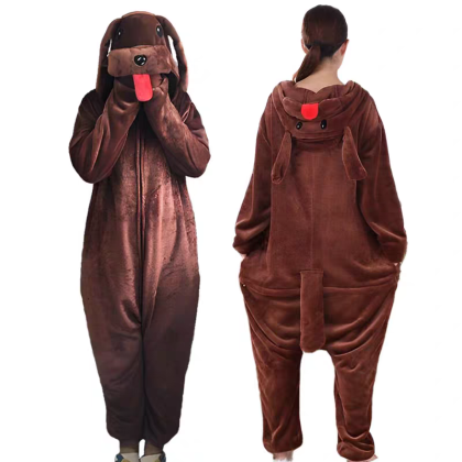 Teddy Dog Onesies Kigurumi For Adults Halloween Animal Costumes