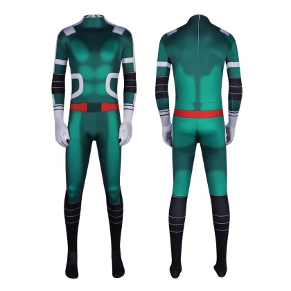 My Hero Academia Izuku Midoriya Jumpsuit For Halloween Adults Cosplay Costume 