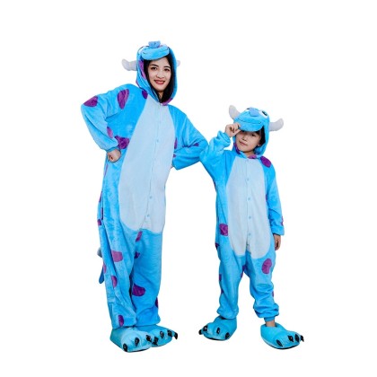 Monsters University James P. Sullivan Onesies Kigurumi For Matching Family  Halloween Costumes