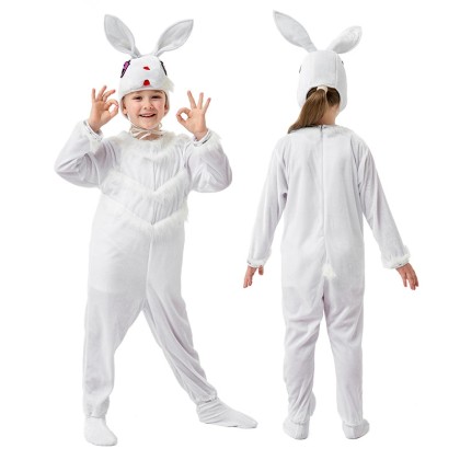 Cute Rabbite Onesies Kigurumi For Halloween Kids Animal Costumes
