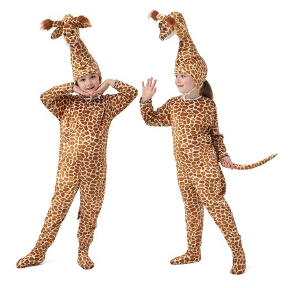 Giggly Giraffe Onesies Kigurumi For Halloween Kids Animal Costumes