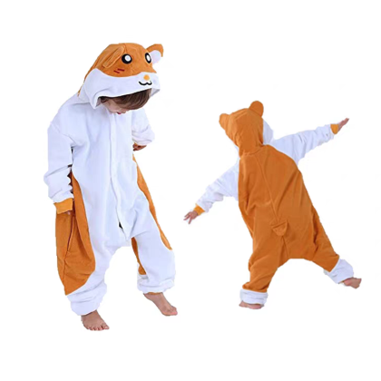 Hamtaro Onesie Kigurumi For Kids Halloween Costumes