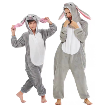 Mashimaro Onesie Kigurumi For Adults & Kids Halloween Family Costumes